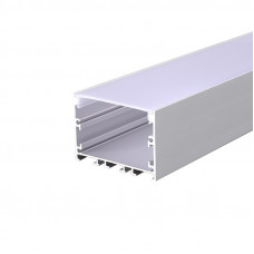 Комплект врезного алюминиевого профиля с рассеивателем, 62х32мм, 1м, REXANT