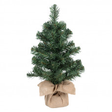 Елочка 45см в плетеном мешочке, ПВХ