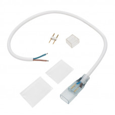 Коннектор с проводом для одностороннего неона 8х16мм, провод каучук NEON-NIGHT