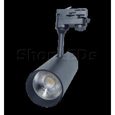 Трековый светодиодный светильник Track-158 (85-265V, черный корпус, 30W, 4100K)