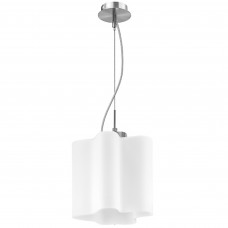 802110 Подвес NUBI 1х40W E27 ХРОМ/БЕЛЫЙ